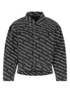 Alexander Wang Printed Denim Jacket In Multi