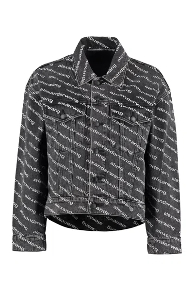 ALEXANDER WANG ALEXANDER WANG PRINTED DENIM JACKET
