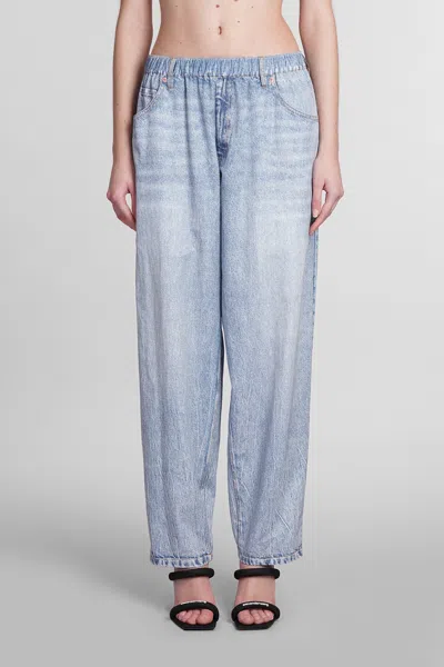 Alexander Wang Trompe L'oeil-print Track Pants In Vintagefadedindigo