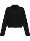 Alexander Wang Printed Logo Jacket In Black