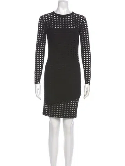 Pre-owned Alexander Wang Printed Mini Dress In Gray