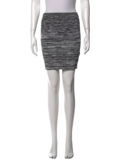 Pre-owned Alexander Wang Printed Mini Skirt In Multi