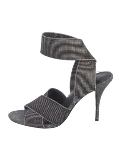 Pre-owned Alexander Wang Printed Slingback Sandals In Multi
