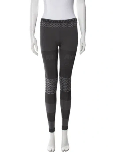 Pre-owned Alexander Wang Printed Sweatpants In Gray