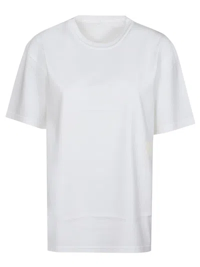 Alexander Wang Puff Logo Bound Cotton T-shirt In White