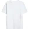 Alexander Wang Puff Logo Cotton Jersey T-shirt In White