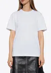 Alexander Wang Puff Logo Crewneck T-shirt In White