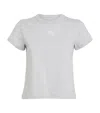 Alexander Wang Light Grey Cotton T-shirt In Grey