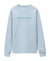 Alexander Wang Cotton T-shirt In Blue
