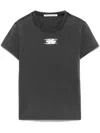 Alexander Wang Dark Grey Cotton T-shirt In Grey