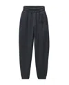 Alexander Wang Logo Print Sweatpants In Gray