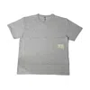Alexander Wang Puff Logo T-shirt Grey In M