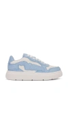 Alexander Wang Puff Leather Chunky Sneakers In Baby Blue