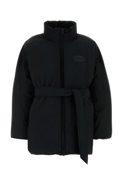 ALEXANDER WANG ALEXANDER WANG BLACK POLYESTER BLEND DOWN JACKET