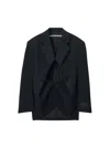 Alexander Wang Pull Back Blazer Black In Black