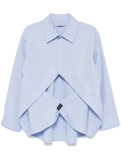 Alexander Wang Pull Back Shirt In 450 Oxford