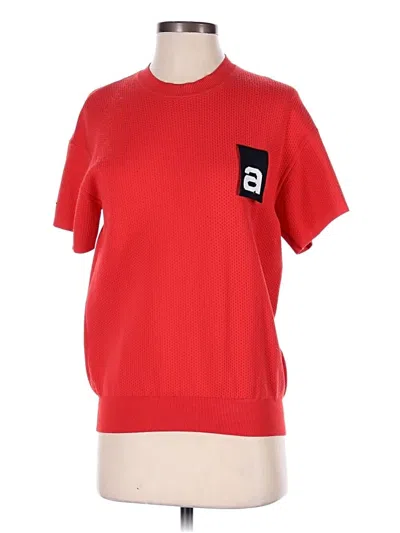 Pre-owned Alexander Wang Pullover Sweater In Red
