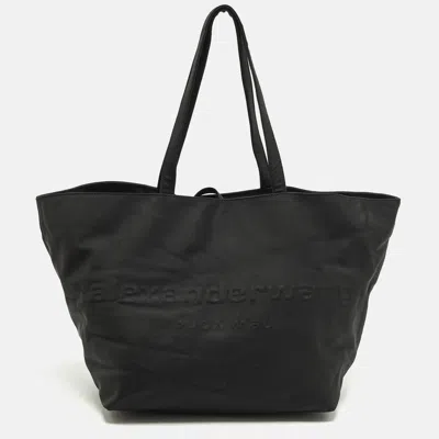Pre-owned Alexander Wang Punch Black Nylon Tote