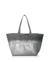 Alexander Wang Large Punch Embossed Tote Bag In Gray