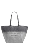 Alexander Wang Punch Dip Coated Denim Tote