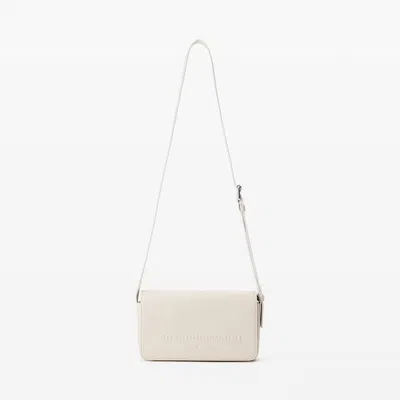 Alexander Wang Punch Flap Crossbody In White