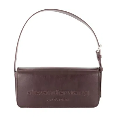 Alexander Wang Punch Flap Shoulder Bag -  - Leather - Brown