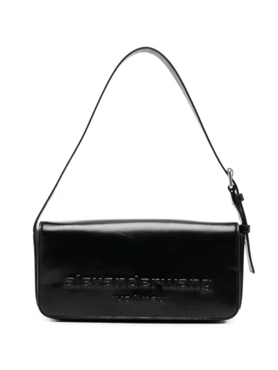 Alexander Wang Punch Flap Shoulder Bag In Red
