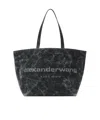 Alexander Wang Structured Black Tote With Minimalist Design In Black