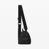 Alexander Wang Punch Mini Sling Backpack In Canvas In Black