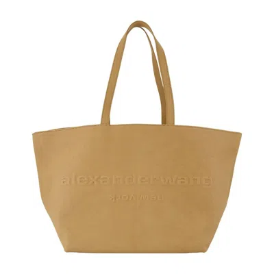 Alexander Wang Punch Shopper Bag - Leather - Beige In Neutral