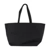 Alexander Wang Structured Black Tote Bag With Subtle Embossed Logo In Black