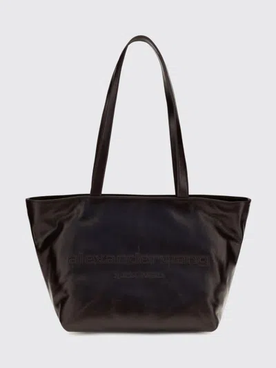 Alexander Wang Punch Shoulder Bag In Bovine Leather With Double Handle In Pink