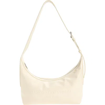 Alexander Wang Punch Sling Crossbody Bag In White