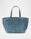 Alexander Wang Small Vintage Tote Bag In Vintage Medium Indigo