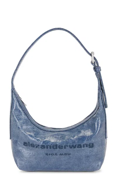 Alexander Wang Punch Small Hobo Bag In Blue