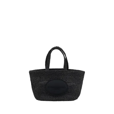 ALEXANDER WANG ALEXANDER WANG PUNCH SMALL RAFFIA WOMEN'S HANDBAG