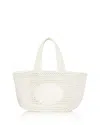 Alexander Wang Punch Small Tote In Off White