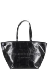 Alexander Wang Crackle Leather Punch Tote Bag