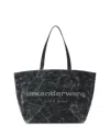 Alexander Wang Structured Black Tote With Minimalist Design In Black