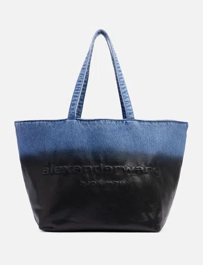 Alexander Wang Large Punch Embossed Tote Bag In Black