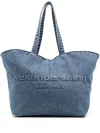 Alexander Wang Punch Tote Bag In Blue