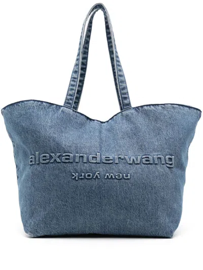 Alexander Wang Punch Tote Bag In Blue