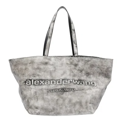 Alexander Wang Punch Tote Bag In Gray