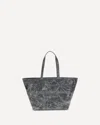 Alexander Wang Textured Punch Tote Bag With Dual Handles In Gray