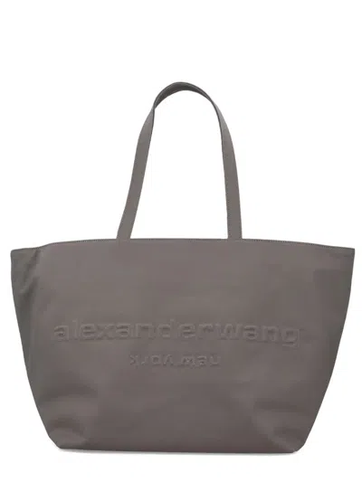 Alexander Wang Punch Tote Bag In Gray