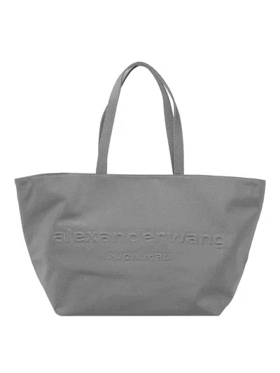 Alexander Wang Punch Tote Bag In Gray