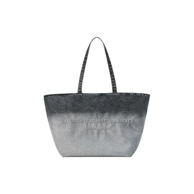 Pre-owned Alexander Wang Punch Tote 'light Grey Aged/silver' | Women's Size Onesize In Gray