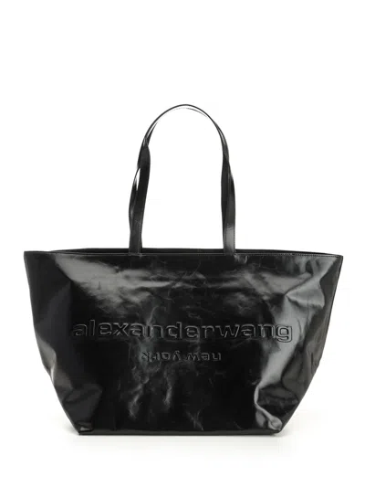 Alexander Wang Punch Tote Shoulder Bags Black