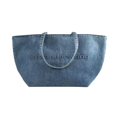 Pre-owned Alexander Wang Punch Tote 'vintage Medium' | Blue | Women's Size Onesize