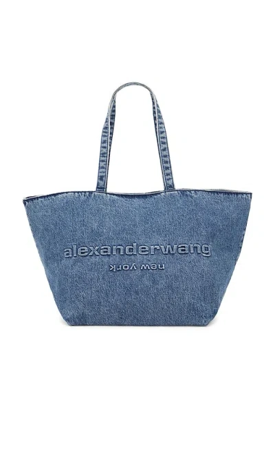 Alexander Wang Small Punch Tote Bag In Vintage Medium Indigo